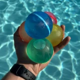 Bombes à eau en silicone (set de 7 pièces) réutilisables avec fermeture magnétique - Multicolor