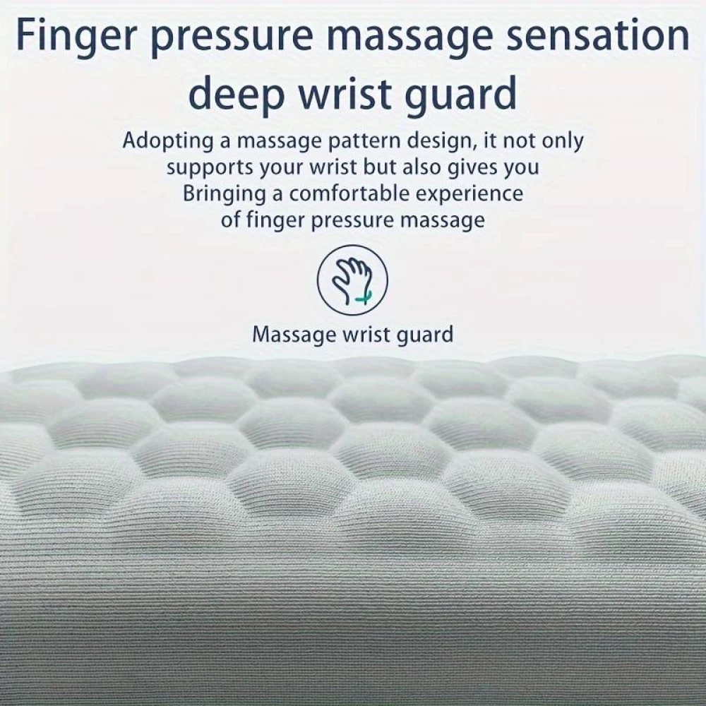 Set repose-poignets en mousse à mémoire de forme ergonomique et souple pour clavier et souris - Noir