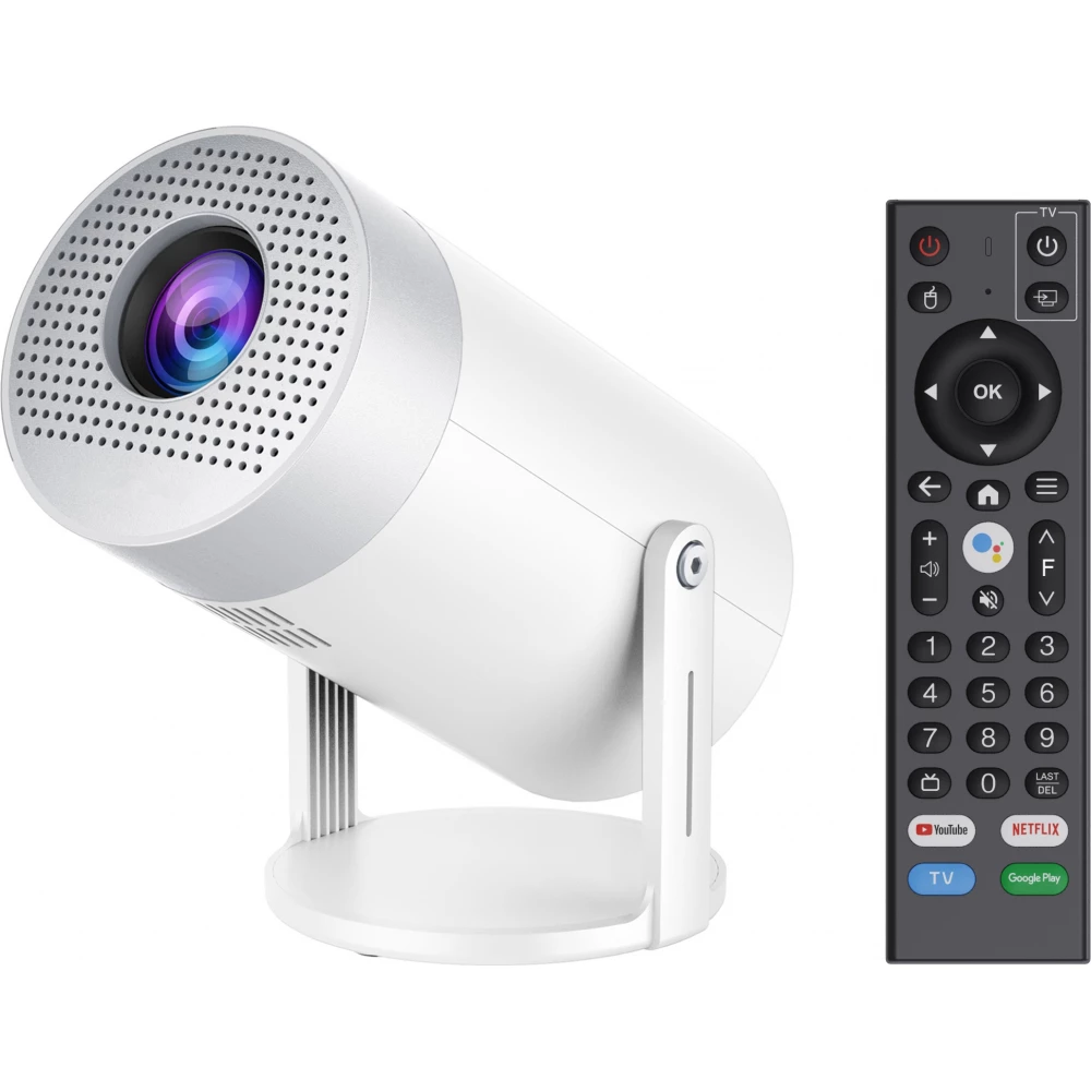 Smart Projecteur HD MG50 Multimédia LED Home Cinema avec Screen Mirroring (Android 12, Wi-Fi 6)