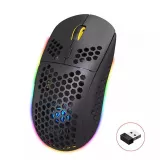 Souris d'ordinateur pour gaming sans fil bluetooth LED Ultra Light contrôle de précision