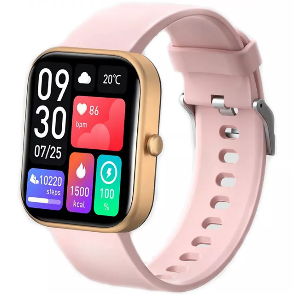 Starmax GTS5 Smartwatch montre intelligente avec traqueur de fitness Bluetooth - Rose/or