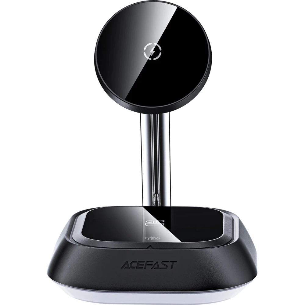 3 in 1 Acefast E16 15W induktive Ladestation Schnellladung für iPhone / AirPods / Apple Watch - Schwarz
