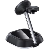 3 in 1 Acefast E16 15W induktive Ladestation Schnellladung für iPhone / AirPods / Apple Watch - Schwarz