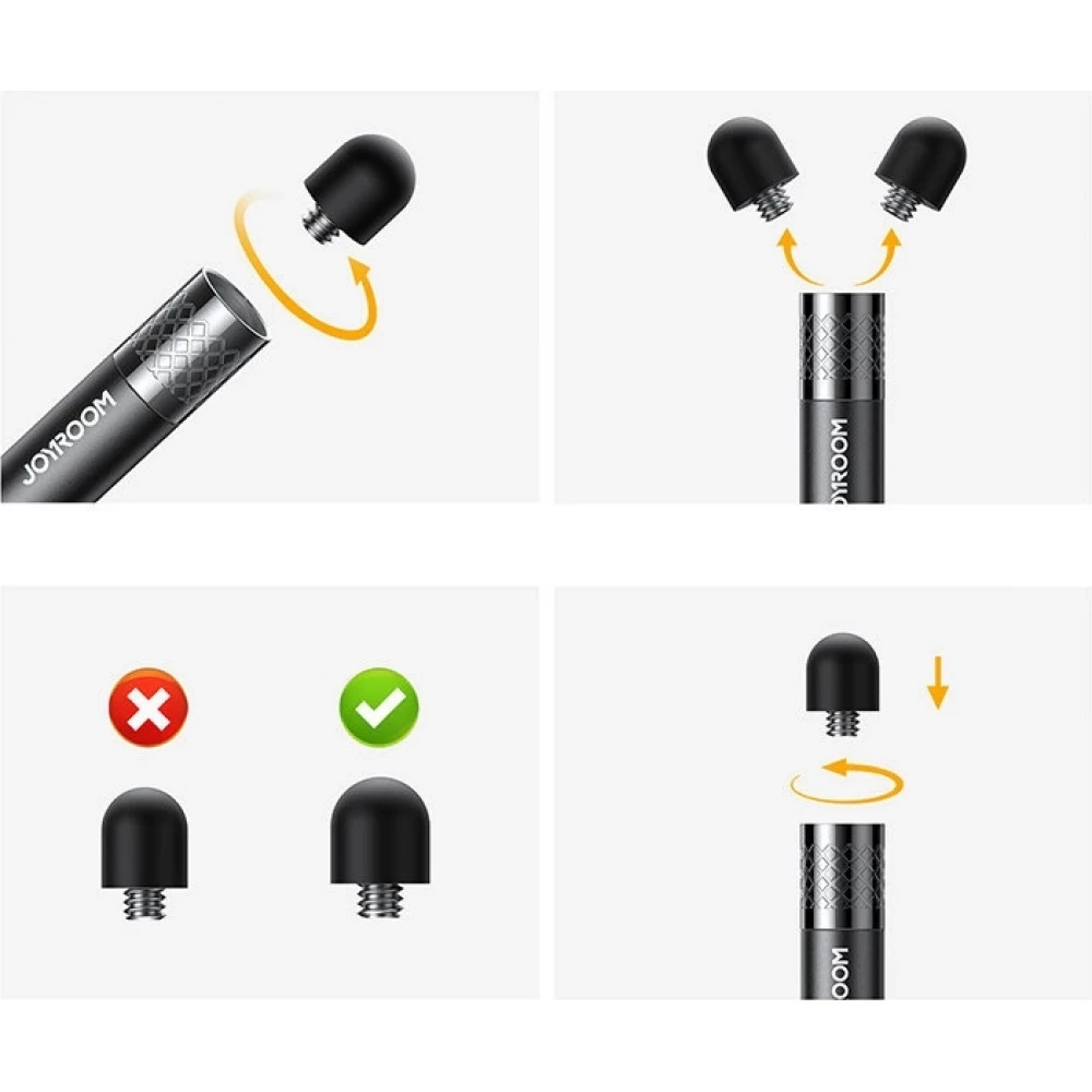 Stylo Numérique Passif Joyroom pour Smartphone et Tablette JR-DR01 - Noir