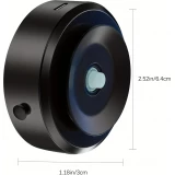 Support Téléphone Magnétique 360° Rotatif Compatible MagSafe pour écrans et surfaces lisses - Noir