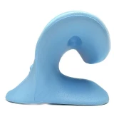 Nacken Support für lokale Entspannung und Massage der Halswirbelsäule aus starrem Kunststoff - Blau