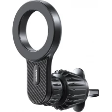 Support de voiture magn&eacute;tique look carbon pour iPhone avec MagSafe Joyroom JR-ZS355 - Noir