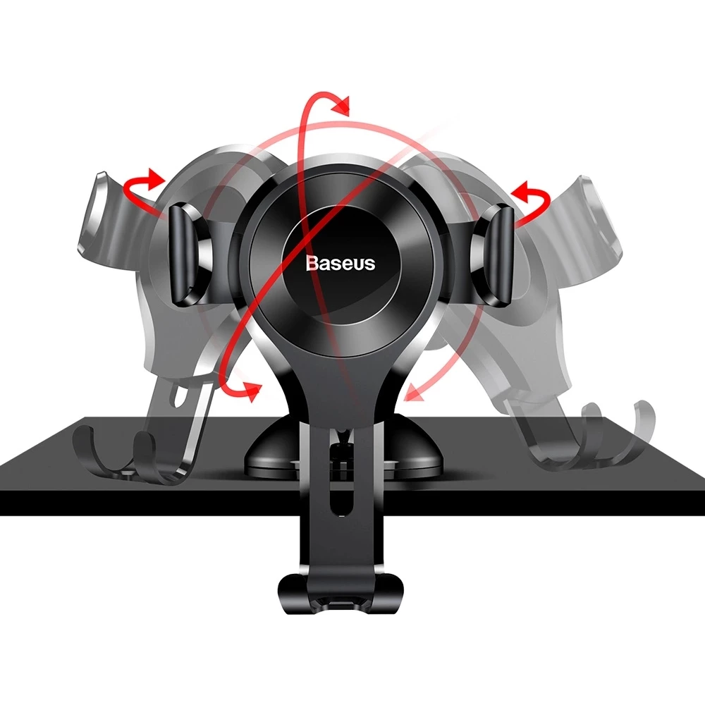 Baseus Osculum SUYL-XP01 Universeller Handyhalter f&uuml;r Auto - Windschutzscheibe oder Armaturenbrett - Schwarz
