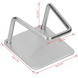 Support en acier inoxydable pour éponges et vaisselle pour évier, cuisine & salle de bains - Argent