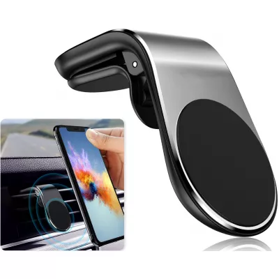 Support universel magnétique pour téléphone de voiture avec pince - Fixation pour Smartphones légers