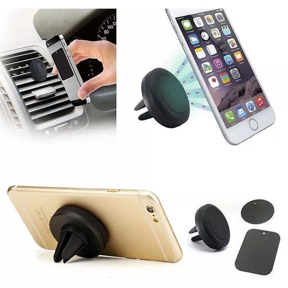 Support magnétique universel de téléphone de voiture pour la ventilation - Fixation pour Smartphones légers