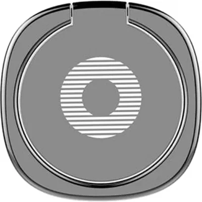 Anneau support 360° - Support de doigt interchangeable pour Smartphone / Tablettes - Noir