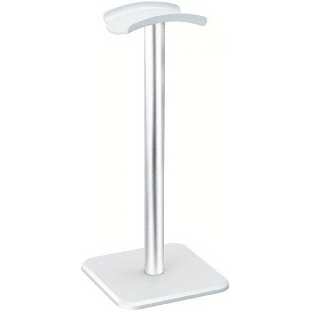 Universalhalterung aus Aluminium für AirPods Max und andere Kopfhörer mit weicher Audio-Kopfstütze - Silber