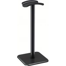 Support universel en aluminium pour AirPods Max et autre casques écouteurs avec repose-tête doux audio - Noir