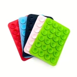 Support universel pour smartphone - Fixation autocollante en silicone avec ventouses - Violet