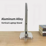 Support vertical et réglable pour MacBook - Laptop - Notebook en aluminium (Single Stand) - Argent