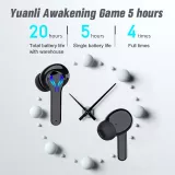 Ecouteurs sans fil TWS P86 In-Ear Gaming Headphones avec Bluetooth 5.1 design futuriste incl. lumière LED