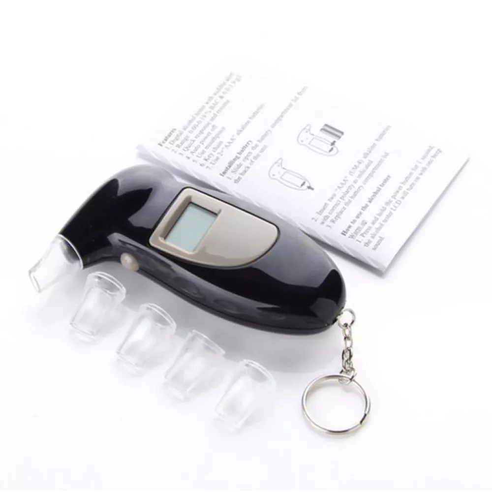Testeur rapide numérique portable - Testeur d'alcool porte-clés pour les déplacements