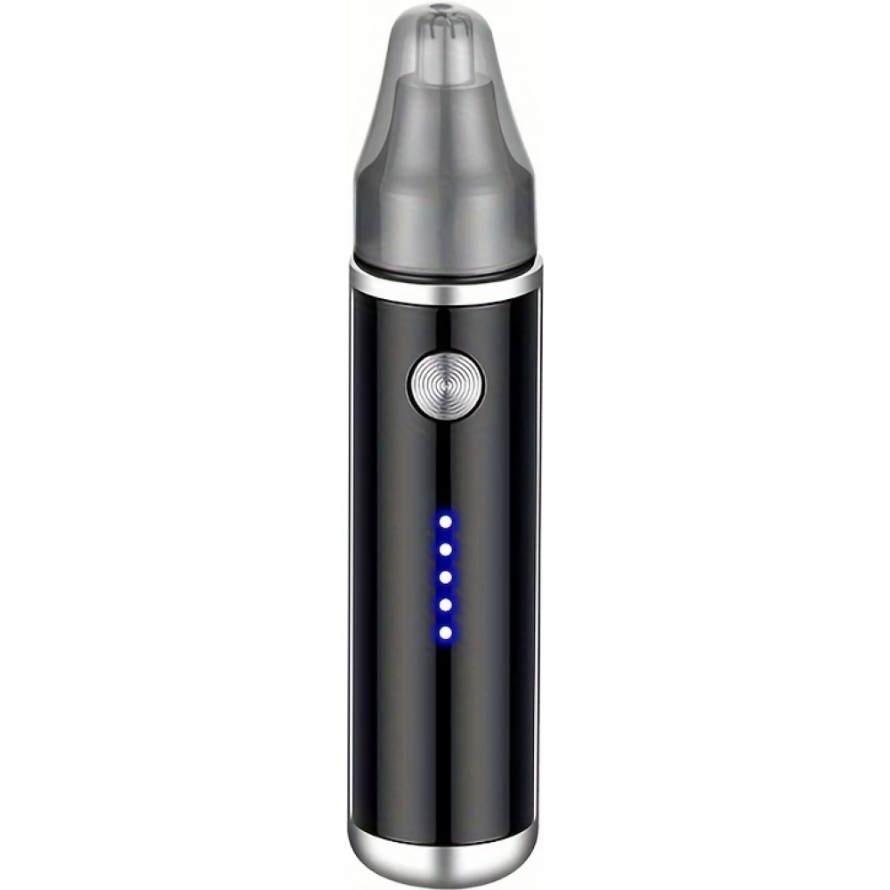 Tondeuse &eacute;lectrique rasoir pour nez et oreilles rechargeable USB-C (500 mAh) - Noir