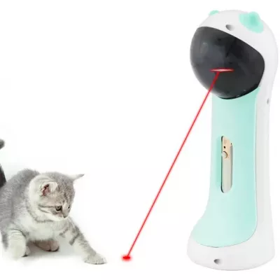Tour laser automatisée Jouet de divertissement pour chats Piles AA