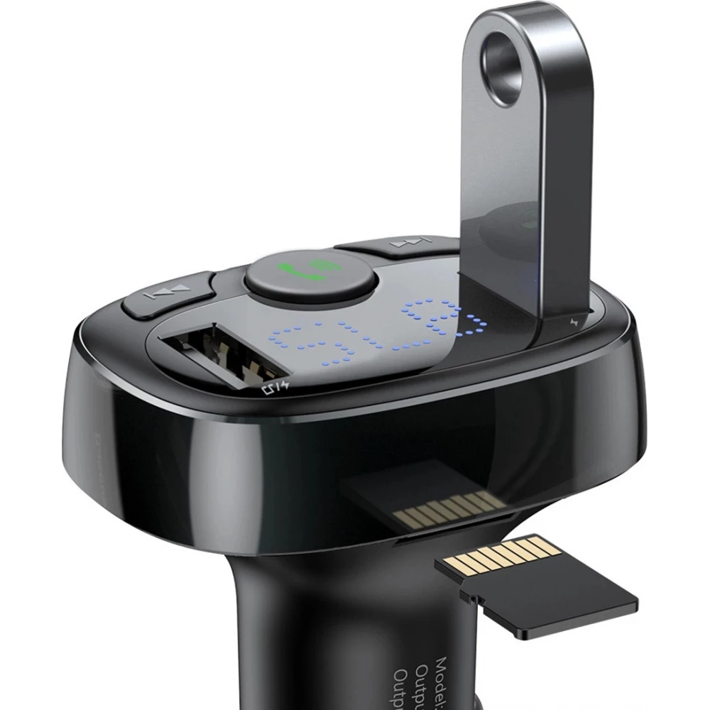 Bluetooth Transmitter Auto Ladeger&auml;t Baseus S-09A Overseas Edition - Schwarz