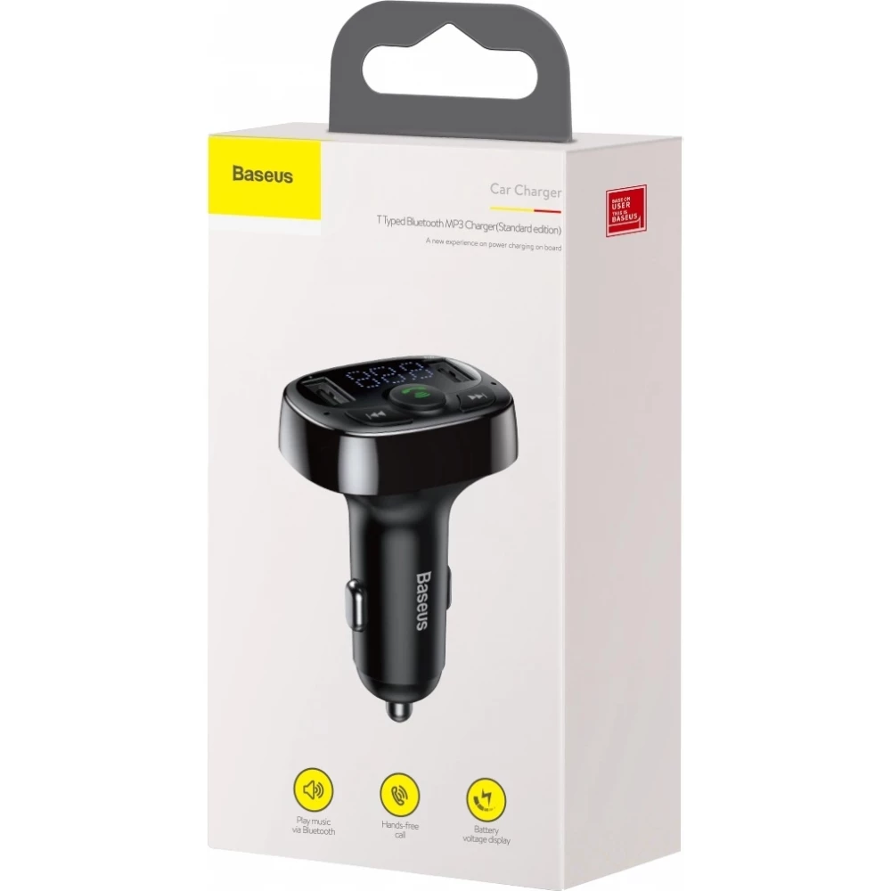 Bluetooth Transmitter Auto Ladeger&auml;t Baseus S-09A Overseas Edition - Schwarz