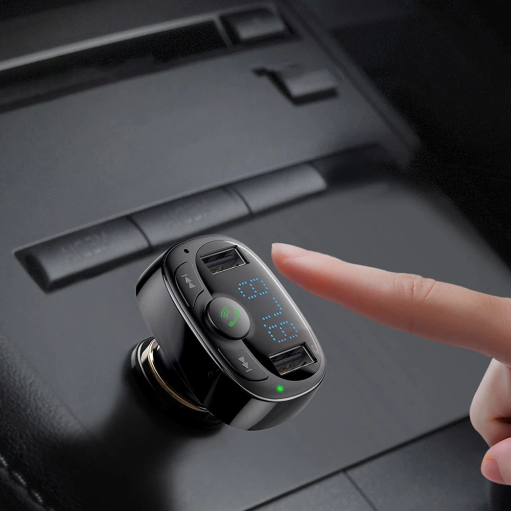 Bluetooth Transmitter Auto Ladeger&auml;t Baseus S-09A Overseas Edition - Schwarz