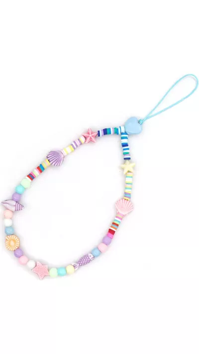Universal Smartphone Armband Schmuck Charms - N°30 Muscheln multicolor 