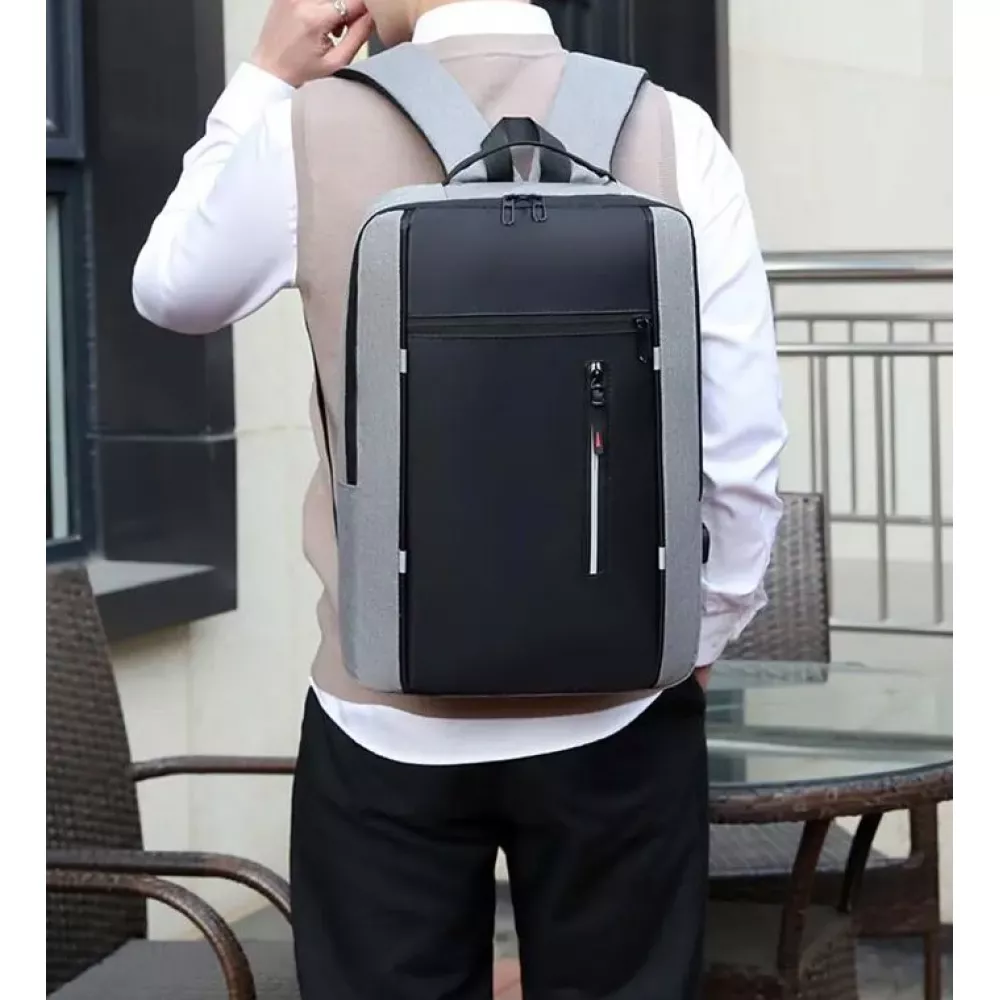 Universal Travel Urban Backpack waterproof - Sac à dos de transport pour ordinateur portable 15.6 pouces (MacBook, HP, Acer) - Gris