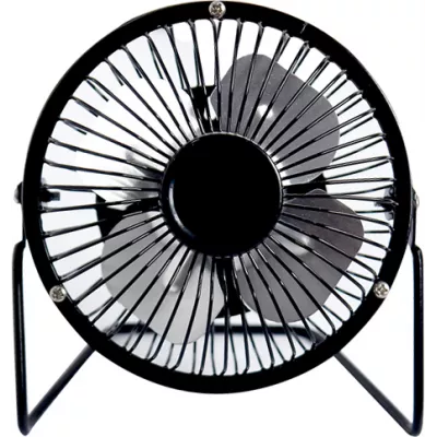 Ventilateur de table USB compact et rotatif pour la maison/le bureau/les voyages - Noir