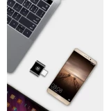 Baseus Mini USB-A zu USB-C OTG Adapter kompakt vielseitig hochwertig - Schwarz