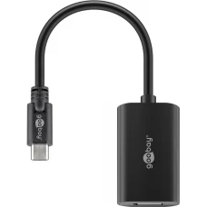 Adaptateur USB-C vers DisplayPort Goobay 4K 60 Hz - USB 3.1 / c&acirc;ble 0,2 m - Noir