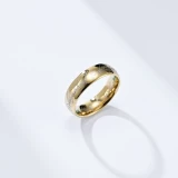 Bague Le Seigneur des Anneaux grav&eacute;e anneau de pouvoir (taille US 9) - Or
