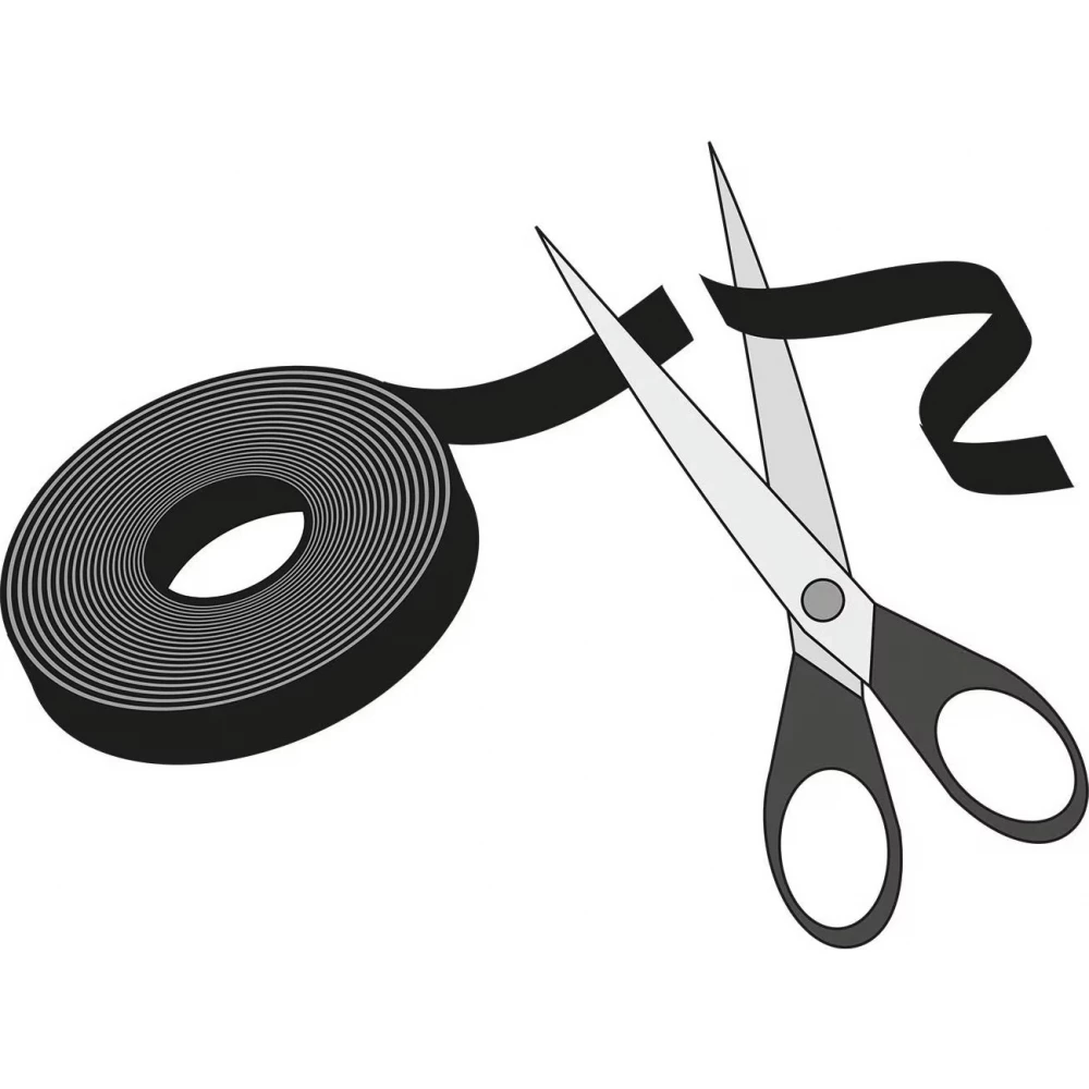 Bande velcro adhésive 1,5 cm pour câbles solution rapide et propre pour organiser fixer et démêler vos fils - Blanc