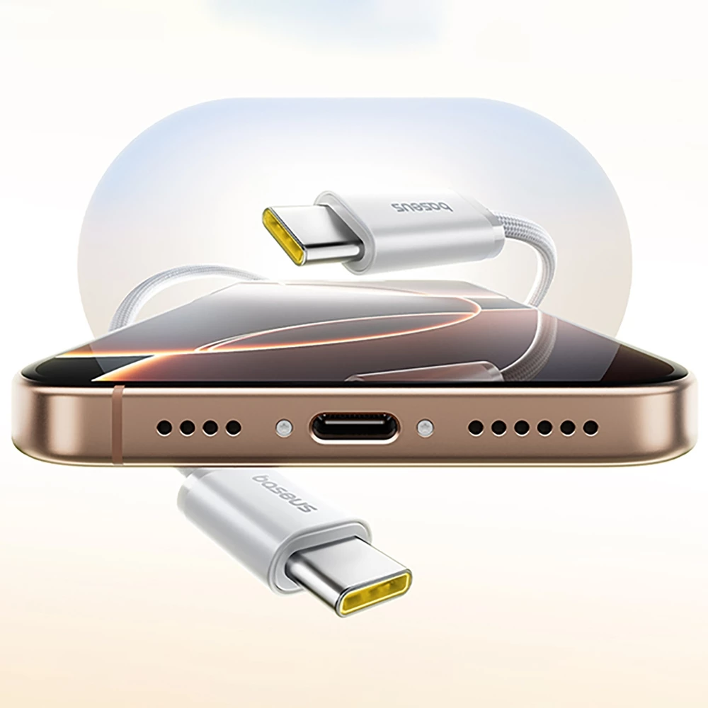 Baseus Dynamic 4 Pro câble magnétique charge rapide USB-C 100W (1m) - Blanc
