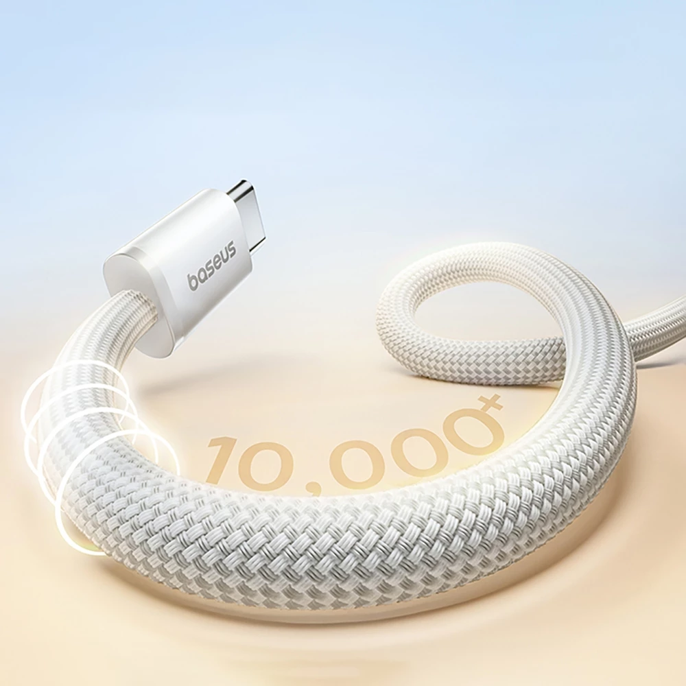 Baseus Dynamic 4 Pro câble magnétique charge rapide USB-C 100W (1m) - Blanc