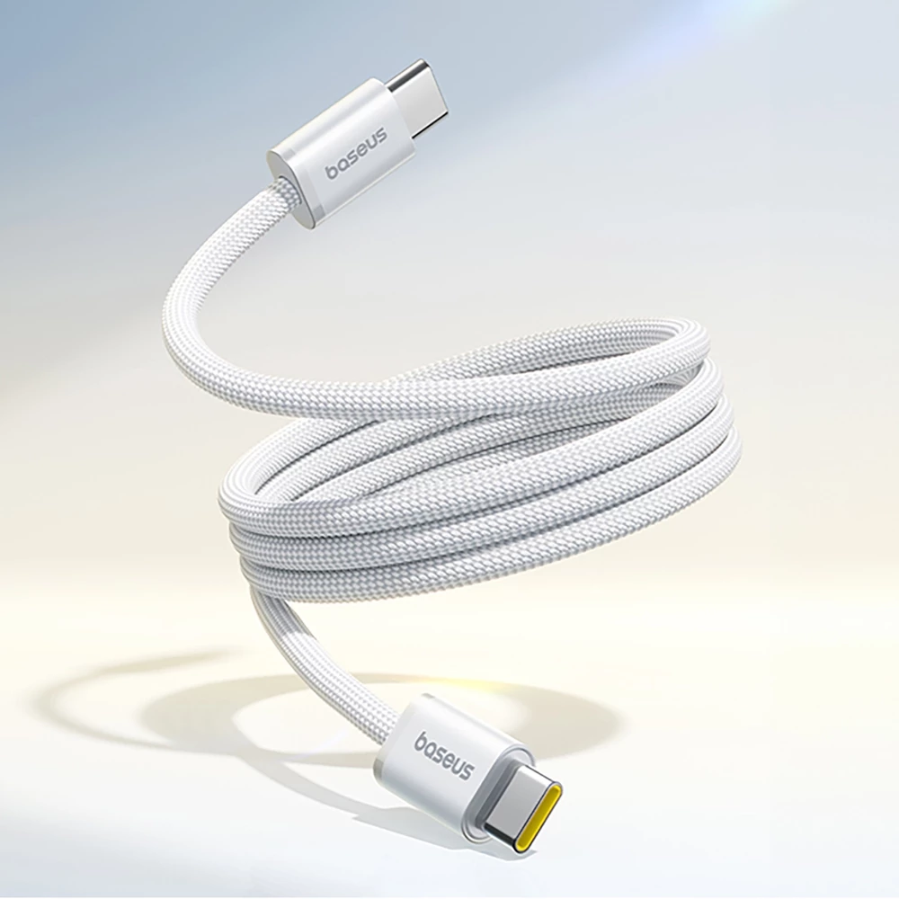 Baseus Dynamic 4 Pro câble magnétique charge rapide USB-C 100W (1m) - Blanc