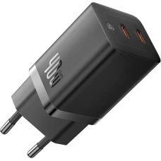 Baseus GaN5 Pro chargeur mural rapide 40W 2x USB-C - Noir