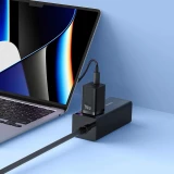 Baseus GaN5 Pro chargeur mural rapide 40W 2x USB-C - Noir