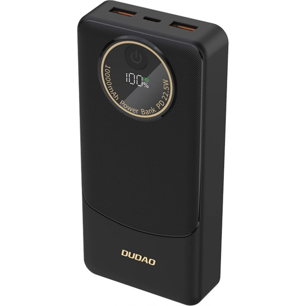 Batterie externe Dudao K12Pro 20000mAh 22.5W avec 3 ports PD USB-A USB-C Powerbank - Noir