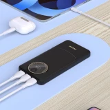 Batterie externe Dudao K12Pro 20000mAh 22.5W avec 3 ports PD USB-A USB-C Powerbank - Noir