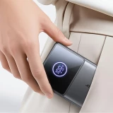 Batterie externe Joyroom JR-PR1 10000mAh 22.5W powerbank avec câble USB-C rétractable intégré - Noir