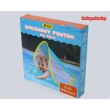 Sichere Babyboje mit Sicherheitsgurt und UV-Schutz Sonnendach - Blau