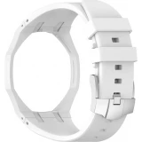 Bracelet pour montre Royal Pop (AP x Swatch) en silicone waterproof (couronne &agrave; 12h) - Blanc