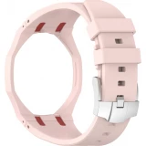 Bracelet pour montre Royal Pop (AP x Swatch) en silicone waterproof (couronne &agrave; 12h) - Rose clair