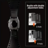Bracelet sport luxe en caoutchouc premium pour Apple Watch 49/46/45/44 mm confort étanche et résistant - Vert - Apple Watch 44/45/46/49 mm