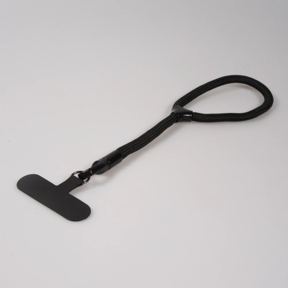Bracelet universel de corde attache pour coque - Noir