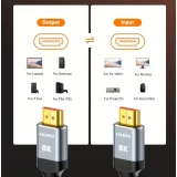 C&acirc;ble HDMI 2.1 Ultra haute vitesse 48Gbps 8K/60Hz 4K/120Hz HDMI m&acirc;le/m&acirc;le tress&eacute; (30cm) - Argent