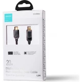 C&acirc;ble Joyroom A4 USB-C / Lightning 20W avec &eacute;cran affichage (1.2m) - Noir