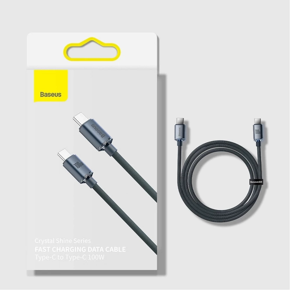 Baseus USB-C zu USB-C PD QC Kabel 100W 5A 480Mb/s (2 m) - Lila